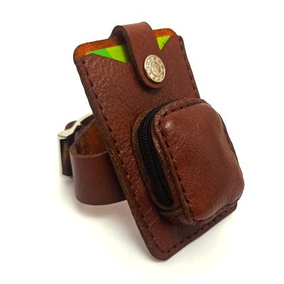 کیف جاکارتی مچی چرم با جیب کوچک هندزفزی 01